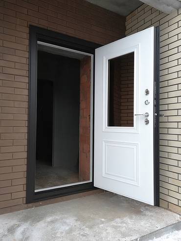 Термодверь со стеклопакетом